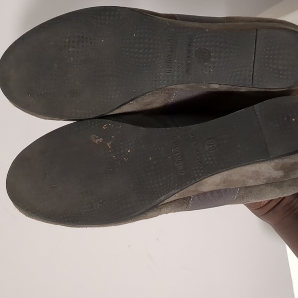 Grunland Suede Grey Wedge - Picture 5 of 7